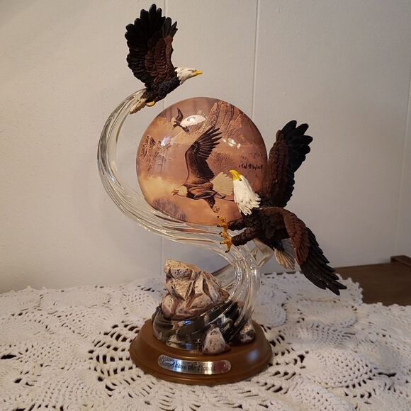 Vtg 2003 Bradford Exchange "Above the Clouds" from Majestic Flights Collection - Picture 1 of 7